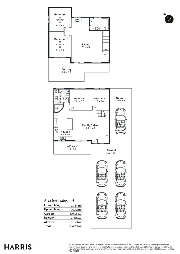 Floorplan of Homely house listing, 33 Randolph Street, Port Hughes SA 5558