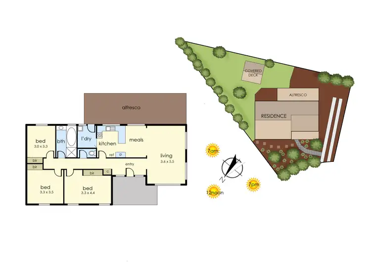 Floorplan of Homely house listing, 8 Albany Place, Frankston South VIC 3199