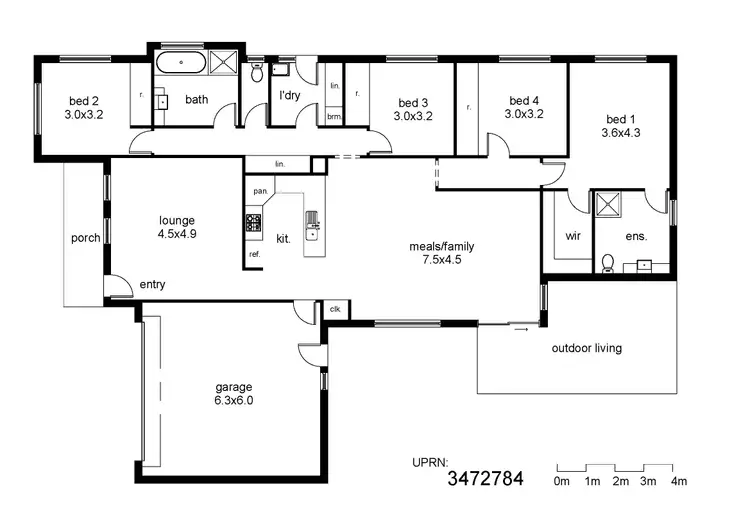 Floorplan of Homely house listing, Address available on request