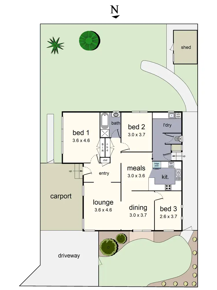 Floorplan of Homely house listing, 2/83 Orange Grove, Bayswater VIC 3153