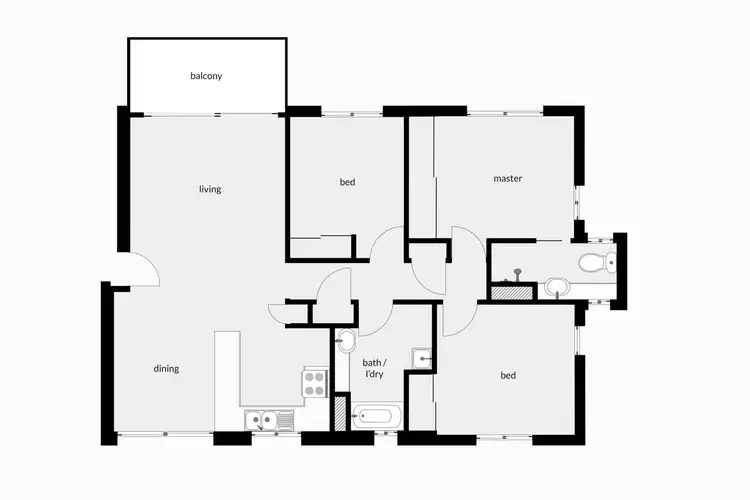 Floorplan of Homely unit listing, 10/201-203 Mayers Street, Manoora QLD 4870