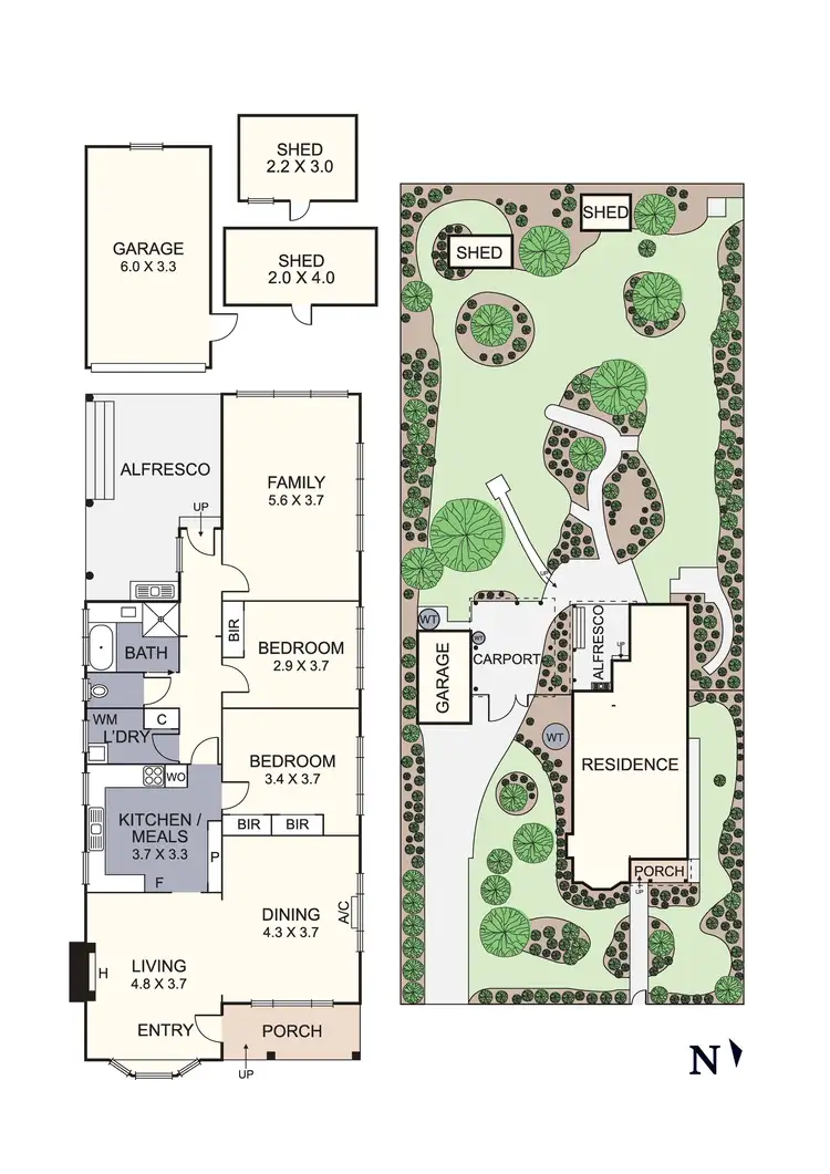 Floorplan of Homely house listing, 15 Jarvis Avenue, Croydon VIC 3136