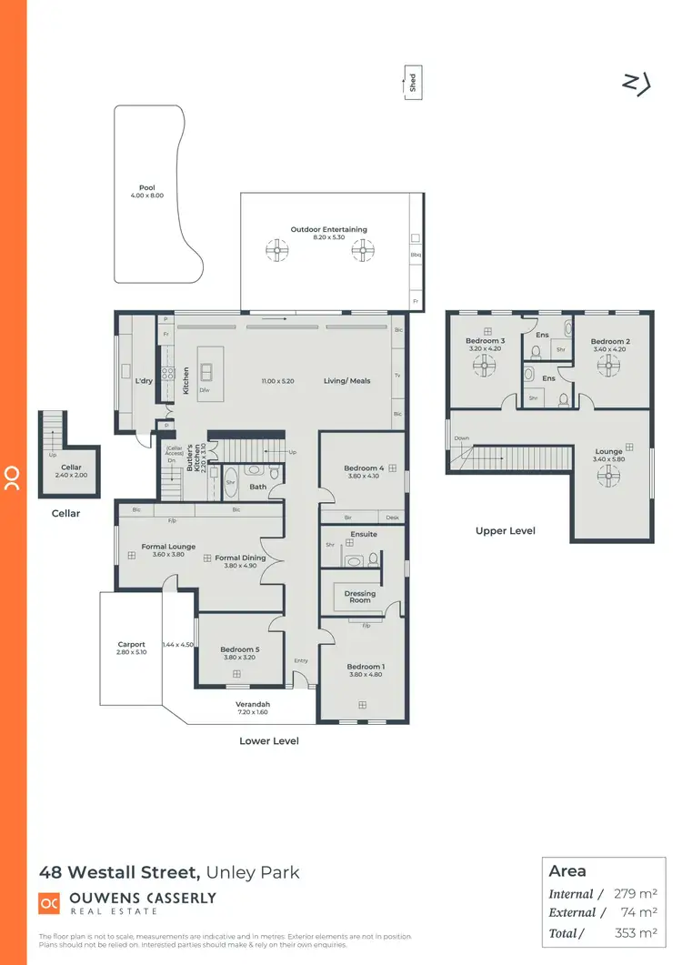 Floorplan of Homely house listing, 48 Westall Street, Unley Park SA 5061