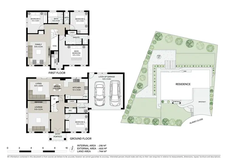 Floorplan of Homely house listing, 4 Alamo Close, Highton VIC 3216
