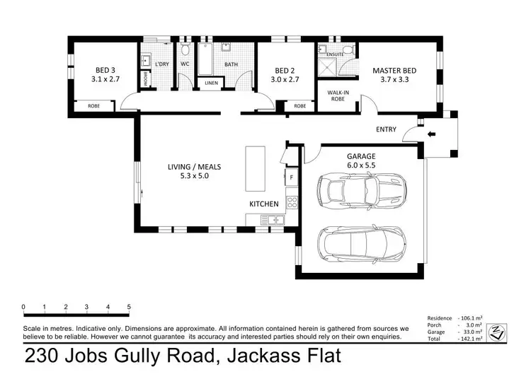 Floorplan of Homely house listing, 230 Jobs Gully Road, Jackass Flat VIC 3556