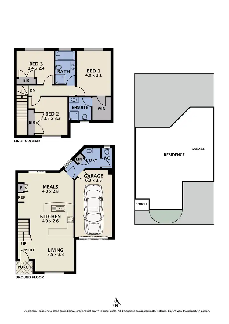 Floorplan of Homely townhouse listing, 3/3 Mack Street, Reservoir VIC 3073