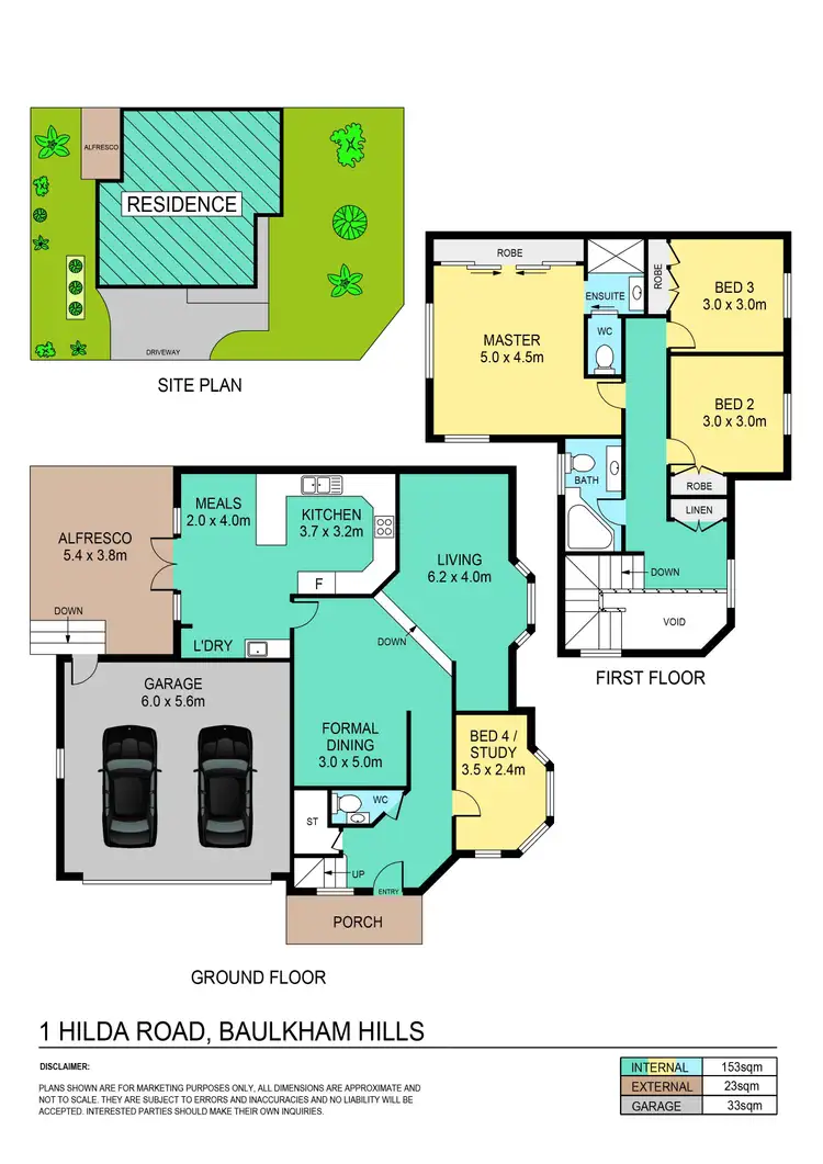 Floorplan of Homely house listing, 1 Hilda Road, Baulkham Hills NSW 2153