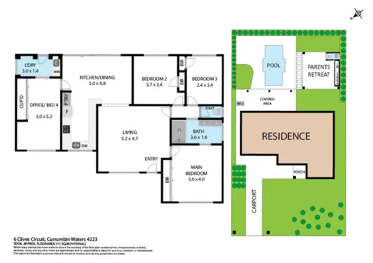 Floorplan of Homely house listing, 6 Clives Circuit, Currumbin Waters QLD 4223