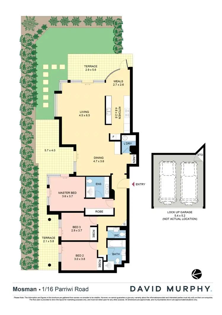 Floorplan of Homely apartment listing, 1/16 Parriwi Road, Mosman NSW 2088
