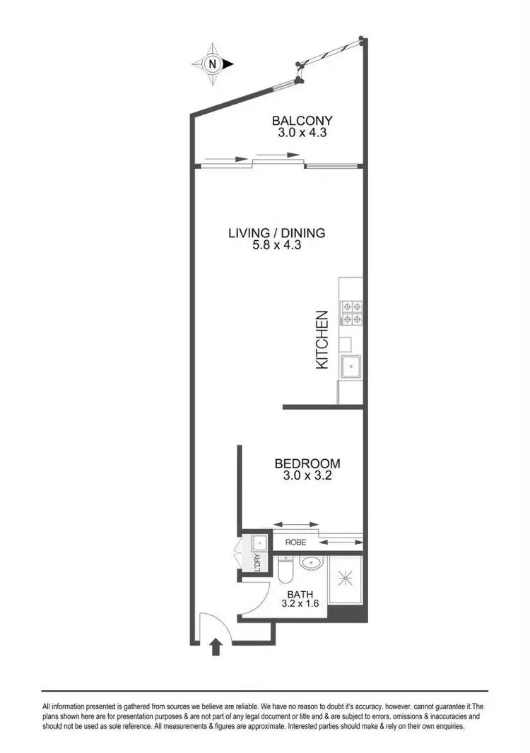 Floorplan of Homely apartment listing, 207/791-795 Botany Road, Rosebery NSW 2018