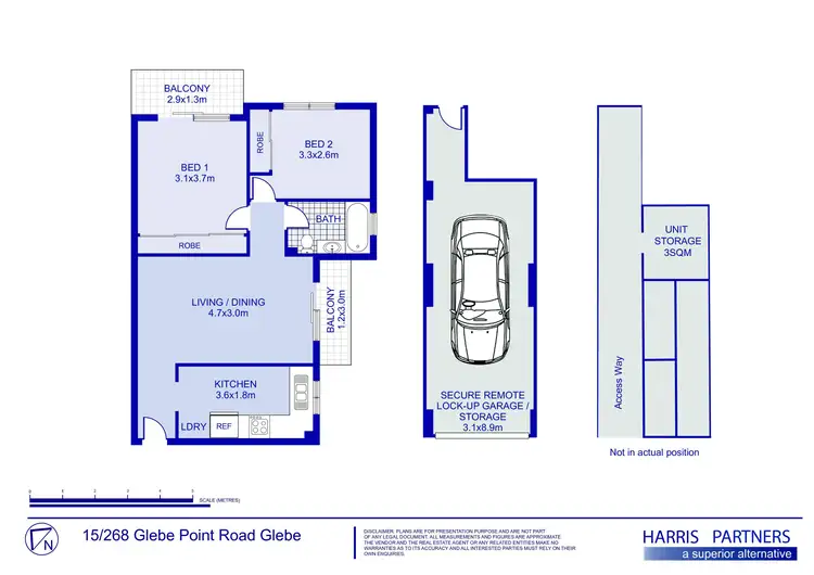 Floorplan of Homely apartment listing, 15/268 Glebe Point Road, Glebe NSW 2037