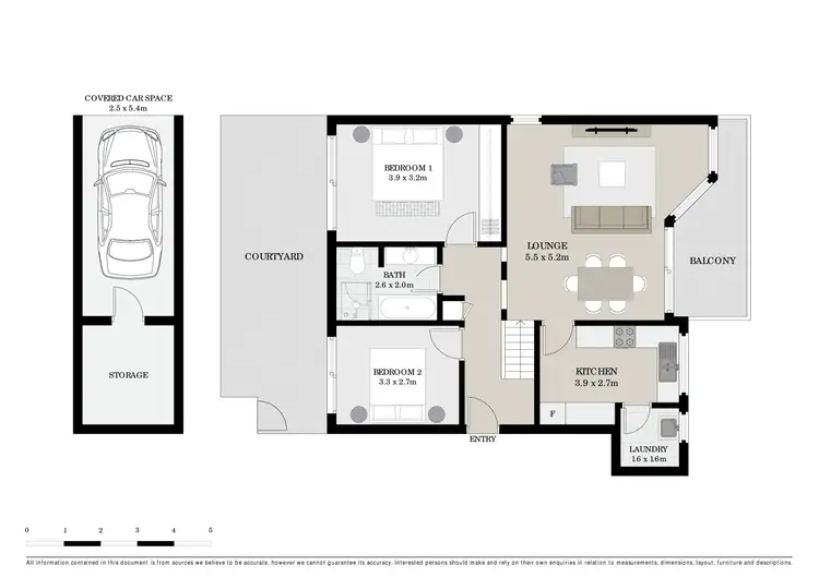 Floorplan of Homely unit listing, 26/1 Carlisle Close, Macquarie Park NSW 2113