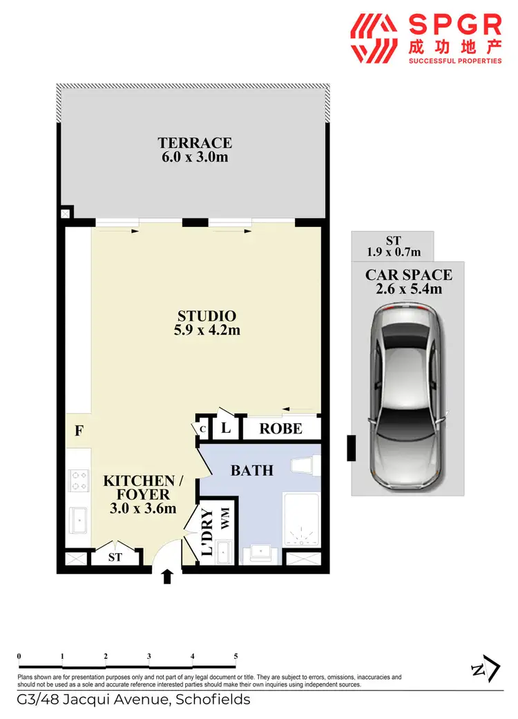 Floorplan of Homely apartment listing, G 03/48 Jacqui Avenue, Schofields NSW 2762