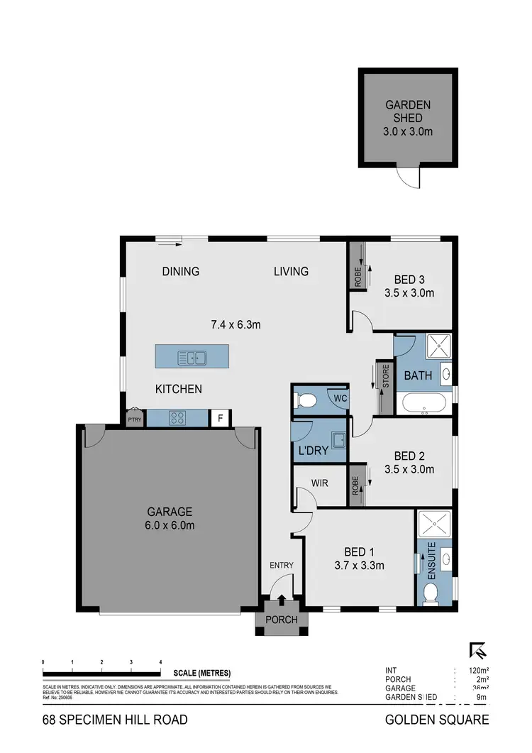 Floorplan of Homely house listing, 68 Specimen Hill Road, Golden Square VIC 3555