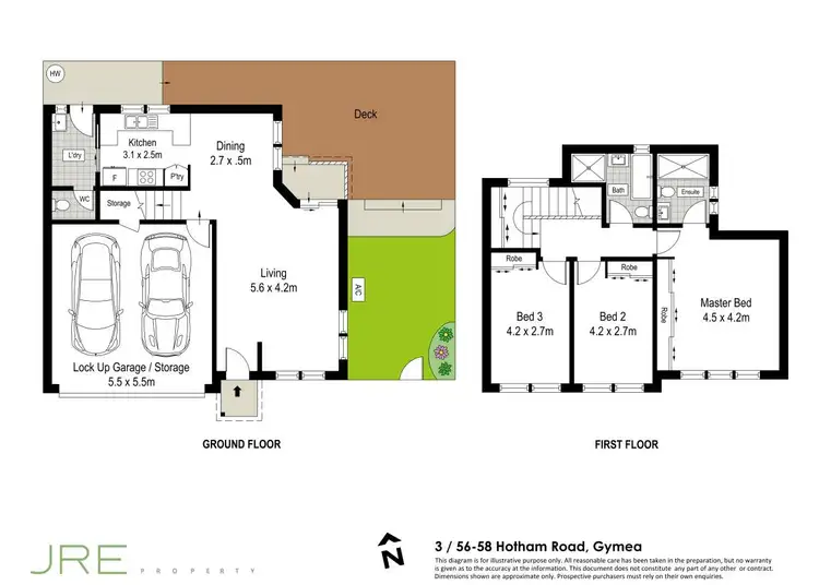Floorplan of Homely townhouse listing, 3/56-58 Hotham Road, Gymea NSW 2227
