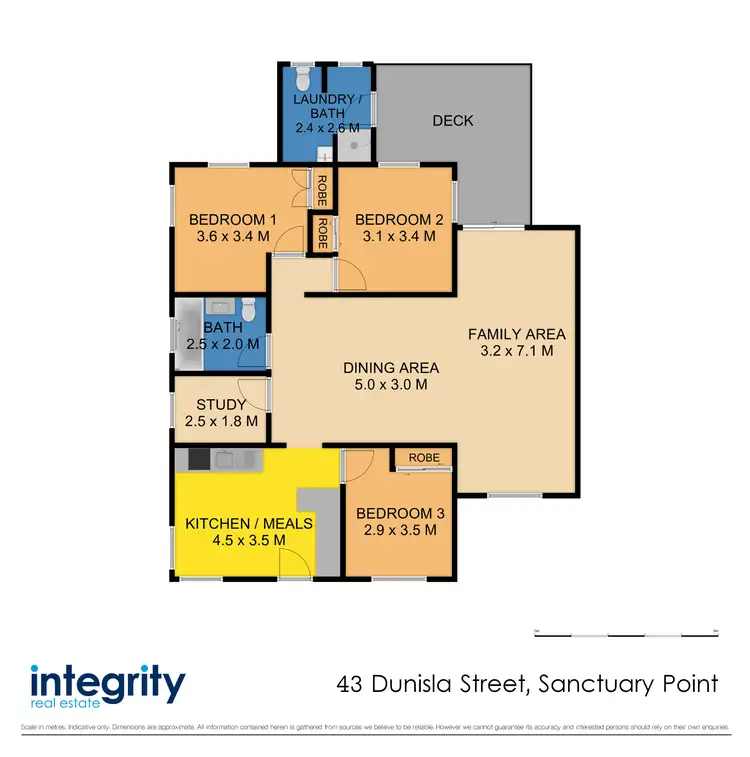 Floorplan of Homely house listing, 43 Dunisla Street, Sanctuary Point NSW 2540