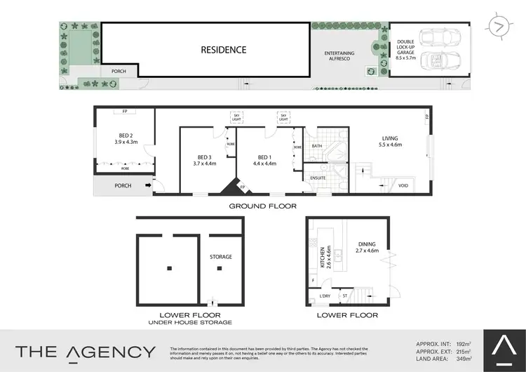 Floorplan of Homely semi-detached listing, 66 Shadforth Street, Mosman NSW 2088