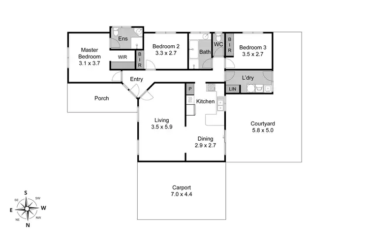 Floorplan of Homely house listing, 21 Lesley Drive, Hampton Park VIC 3976