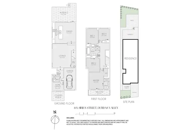 Floorplan of Homely semi-detached listing, 44A Sirius Street, Dundas Valley NSW 2117
