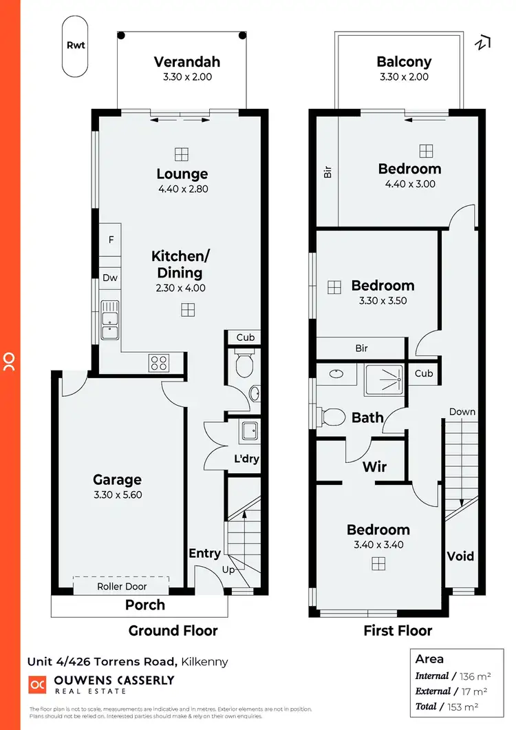 Floorplan of Homely townhouse listing, 4/426 Torrens Road, Kilkenny SA 5009