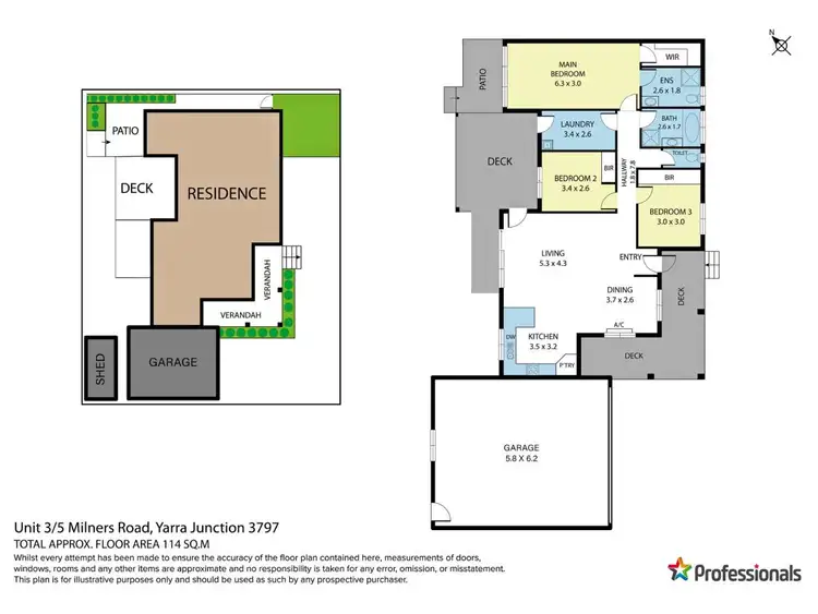 Floorplan of Homely house listing, 3/5 Milners Road, Yarra Junction VIC 3797