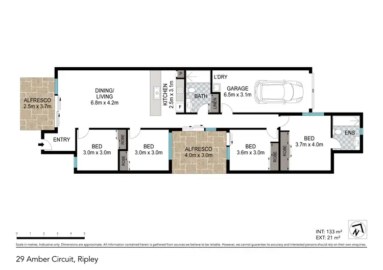 Floorplan of Homely house listing, 29 Amber Circuit, Ripley QLD 4306