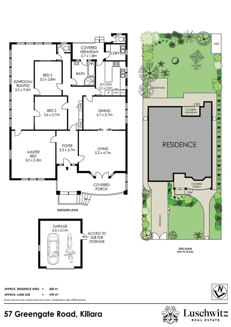 Floorplan of Homely house listing, 57 Greengate Road, Killara NSW 2071
