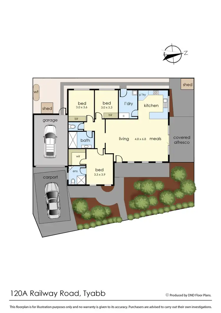 Floorplan of Homely house listing, 120A Railway Road, Tyabb VIC 3913