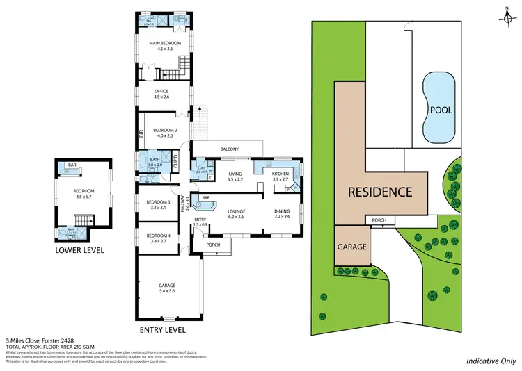 Floorplan of Homely house listing, 5 Miles Close, Forster NSW 2428