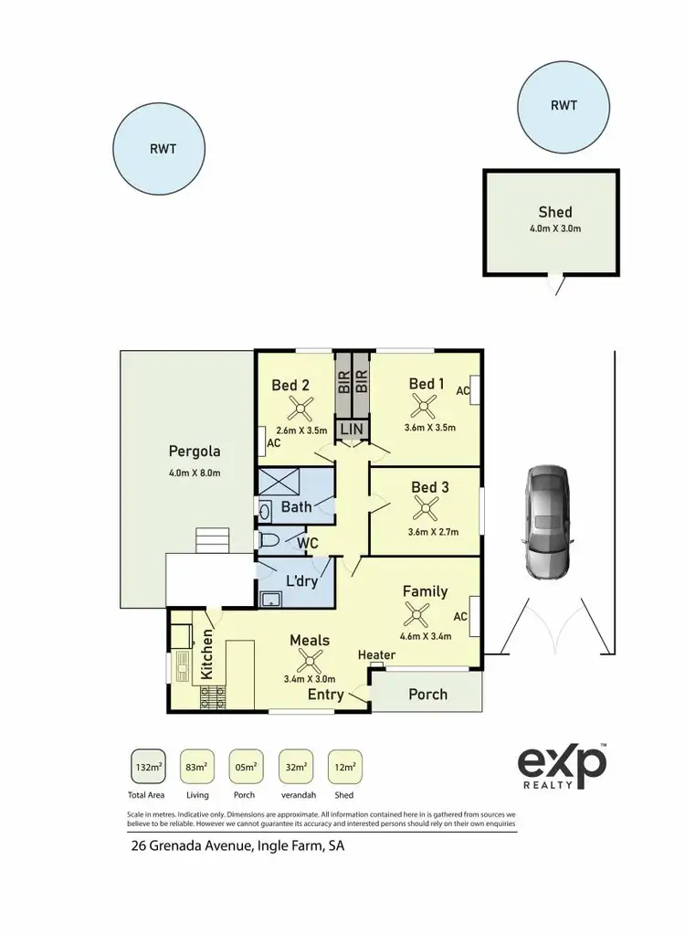 Floorplan of Homely house listing, 26 Grenada Avenue, Ingle Farm SA 5098