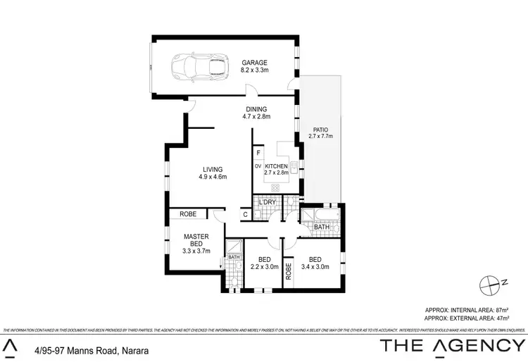 Floorplan of Homely villa listing, 4/95-97 Manns Road, Narara NSW 2250
