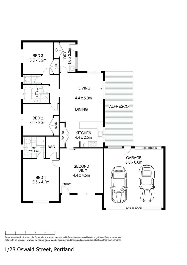 Floorplan of Homely unit listing, 1/28 Oswald Street, Portland VIC 3305