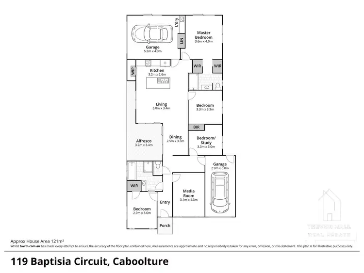 Floorplan of Homely house listing, 119 Baptisia Circuit, Caboolture QLD 4510