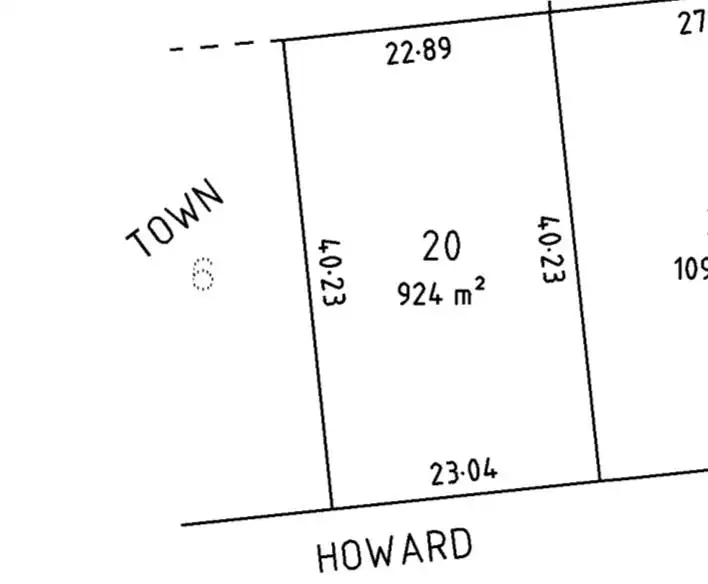 Floorplan of Homely land listing, 40 Howard Drive, Penneshaw SA 5222