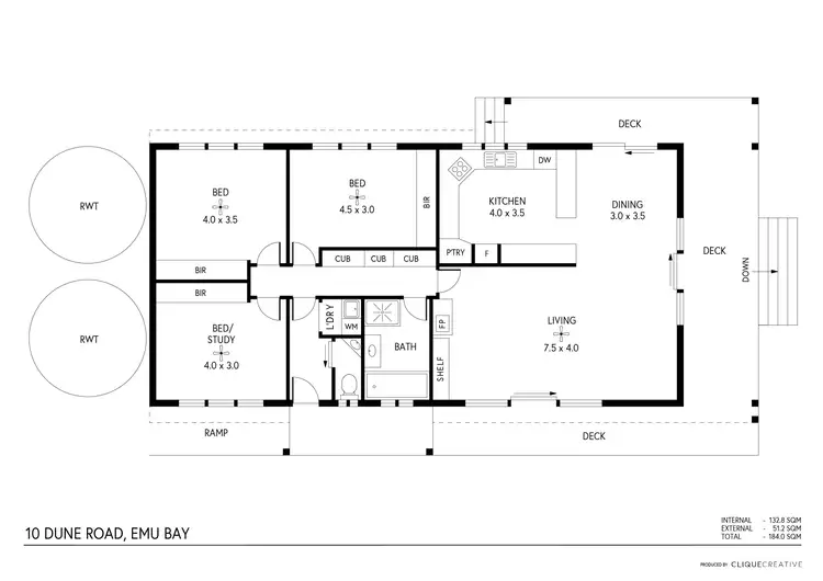 Floorplan of Homely rural property listing, 10 Dune Road, Emu Bay SA 5223