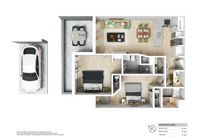 Floorplan of Homely unit listing, 301/22 Station Street, Nundah QLD 4012