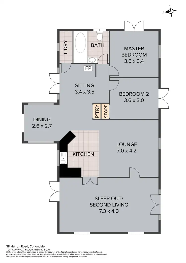 Floorplan of Homely house listing, 38 Herron Road, Conondale QLD 4552