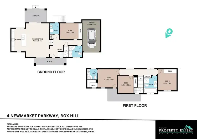 Floorplan of Homely house listing, 4 Newmarket Parkway, Box Hill NSW 2765