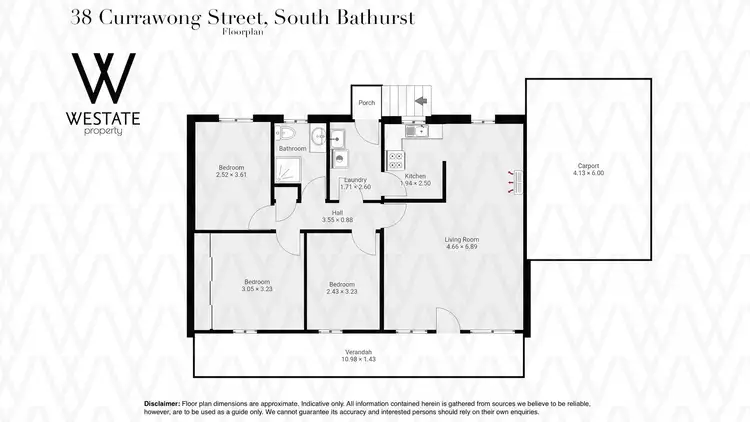 Floorplan of Homely house listing, 38 Currawong Street, South Bathurst NSW 2795