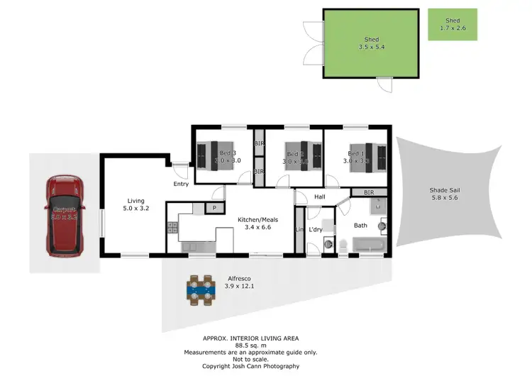 Floorplan of Homely house listing, 11 Beresford Court, Wodonga VIC 3690