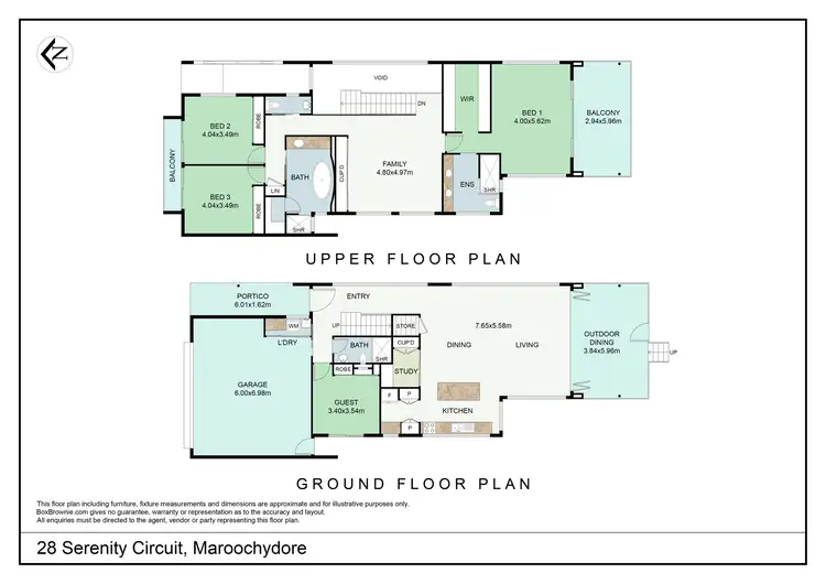 Floorplan of Homely house listing, 28 Serenity Circuit, Maroochydore QLD 4558