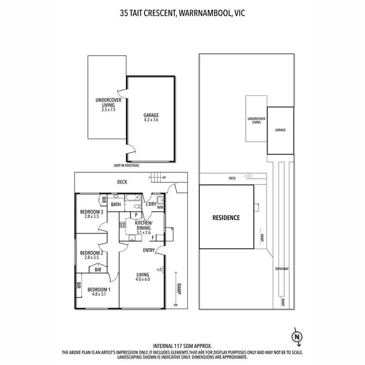 Floorplan of Homely house listing, 35 Tait Crescent, Warrnambool VIC 3280