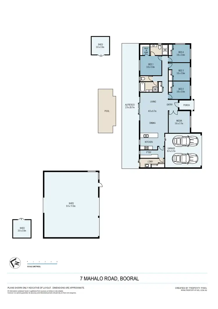 Floorplan of Homely house listing, 7 Mahalo Road, Booral QLD 4655