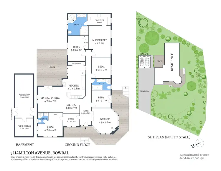 Floorplan of Homely house listing, 5 Hamilton Avenue, Bowral NSW 2576