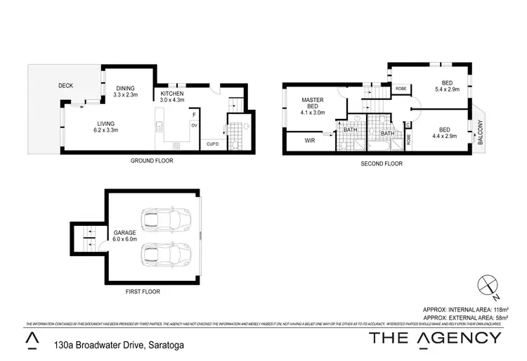 Floorplan of Homely house listing, 130A Broadwater Drive, Saratoga NSW 2251