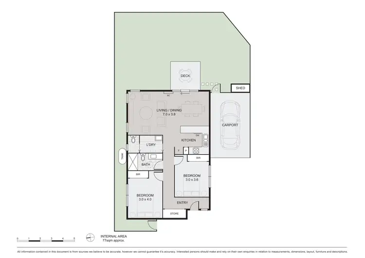 Floorplan of Homely unit listing, 2/59 O'shannessy Street, Nunawading VIC 3131