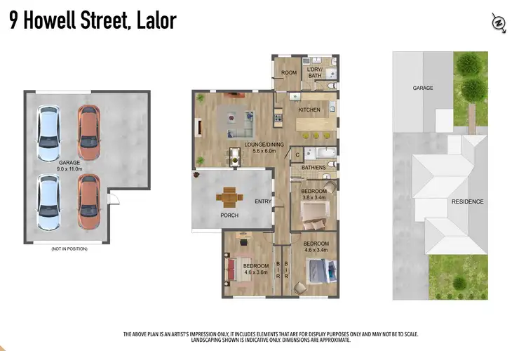 Floorplan of Homely house listing, 9 Howell Street, Lalor VIC 3075