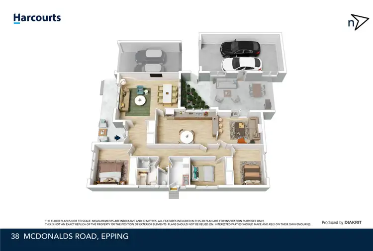 Floorplan of Homely house listing, 38 McDonalds Road, Epping VIC 3076