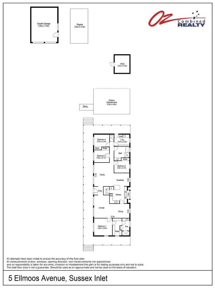 Floorplan of Homely house listing, 5 Ellmoos Avenue, Sussex Inlet NSW 2540