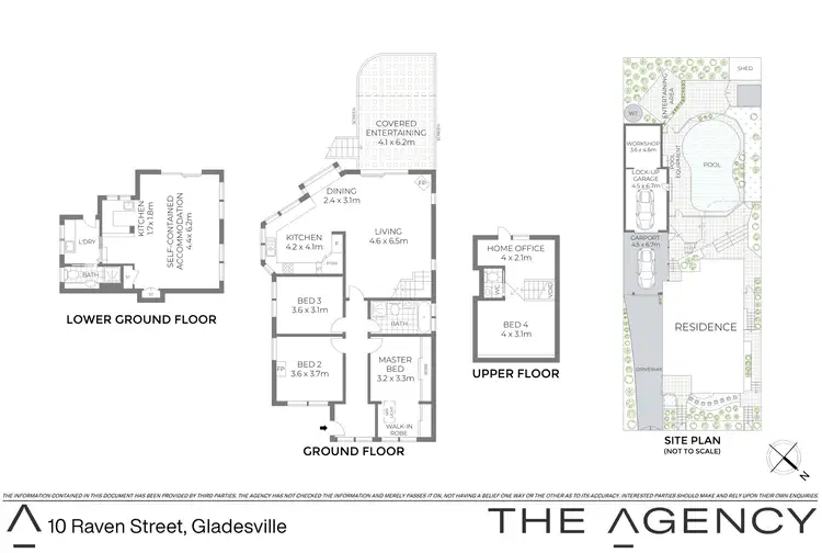 Floorplan of Homely house listing, 10 Raven Street, Gladesville NSW 2111